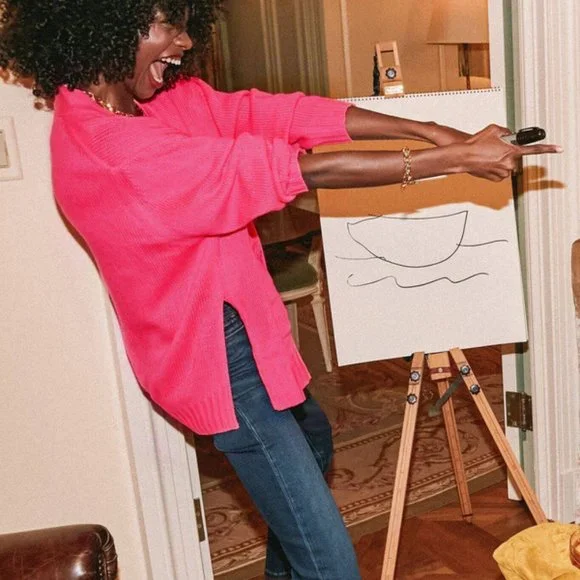 Tuckernuck Pomander Place Hot Pink Slone Cardigan Style:Y22638T - NEW - Picture 6 of 7